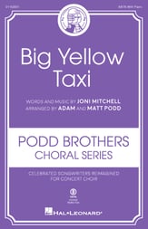 Big Yellow Taxi SATB choral sheet music cover